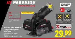 Lidl PARKSIDE PERFORMANCE Smerigliatrice angolare ricaricabile offerta