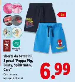 Lidl Shorts da bambini, 2 pezzi offerta