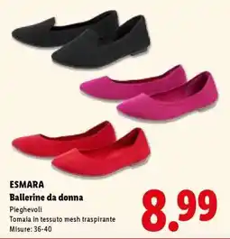 Lidl ESMARA Ballerine da donna offerta