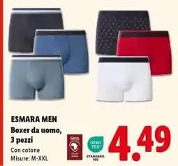 Lidl esmara MEN Boxer da uomo, 3 pezzi offerta