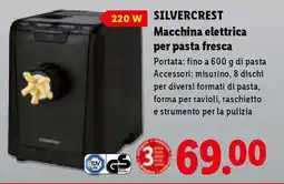 Lidl SILVERCREST Macchina elettrica per pasta fresca offerta