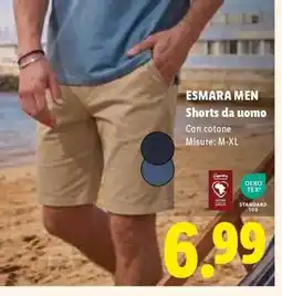 Lidl ESMARA MEN Shorts da uomo offerta