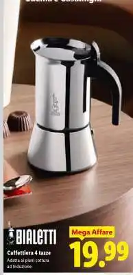 Lidl BIALETTI Caffettiera 4 tazze offerta
