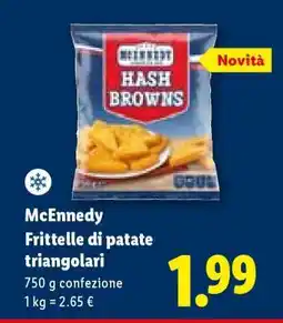Lidl McEnnedy Frittelle di patate triangolari offerta