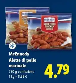 Lidl Mcennedy Alette di pollo marinate offerta