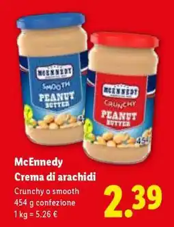 Lidl McEnnedy Crema di arachidi offerta