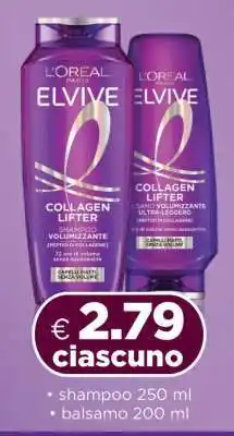 Acqua & Sapone L'Oreal Paris Elvive Collagen Lifter offerta