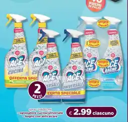 Acqua & Sapone ACE sgrassatore offerta