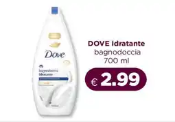 Acqua & Sapone DOVE idratante bagnodoccia offerta
