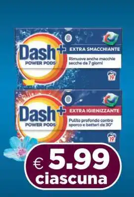 Acqua & Sapone DASH POWER PODS offerta