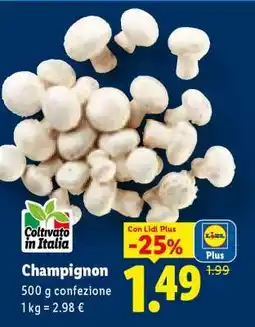 Lidl Champignon offerta
