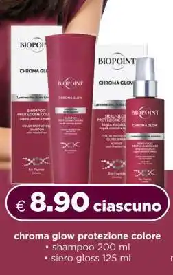 Acqua & Sapone Biopoint Chroma Glow Protezione Colore Shampoo offerta