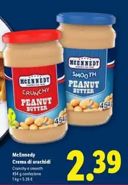 Lidl McEnedy Crema di arachidi offerta