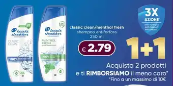 Head & Shoulders Classic Clean/Menthol Fresh Shampoo