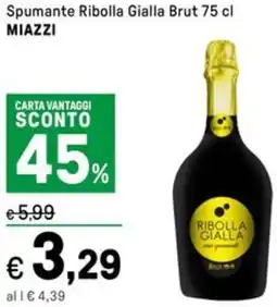 Iper La Grande Spumante Ribolla Gialla Brut MIAZZI offerta