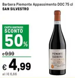 Iper La Grande Barbera Piemonte Appassimento DOC SAN SILVESTRO offerta