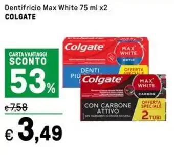 Iper La Grande Dentifricio Max White COLGATE offerta