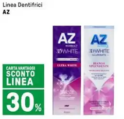 Iper La Grande Linea Dentifrici AZ offerta