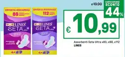 Iper La Grande Assorbenti Seta Ultra x80, x88, x112 LINES offerta
