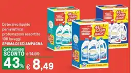 Iper La Grande Detersivo liquido per lavatrice SPUMA DI SCIAMPAGNA offerta