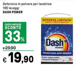 Iper La Grande Detersivo in polvere per lavatrice DASH POWER offerta