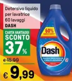Iper La Grande Detersivo liquido per lavatrice DASH offerta