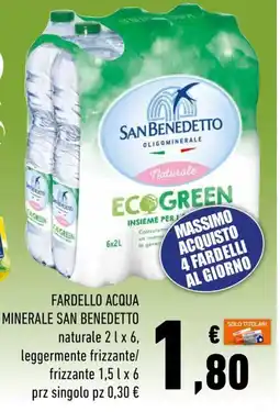 Conad Fardello acqua minerale SAN BENEDETTO offerta