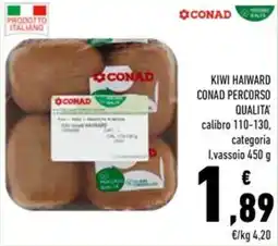 Conad Kiwi haiward CONAD PERCORSO QUALITA' offerta