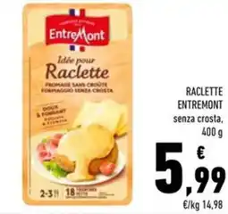 Conad Raclette ENTREMONT offerta