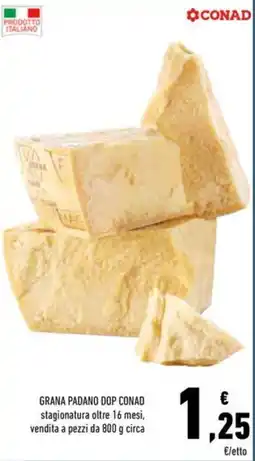 Conad Grana padano dop CONAD offerta