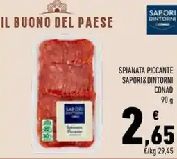 Conad Spianata piccante SAPORI&DINTORNI CONAD offerta