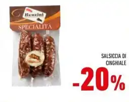 Conad Salsiccia di cinghiale offerta