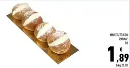 Conad Maritozzo con panna offerta