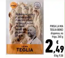 Conad Pinsa la mia teglia bonci offerta