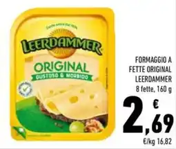 Conad Formaggio a fette original LEERDAMMER offerta
