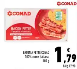 Conad Bacon a fette CONAD offerta