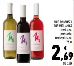 Conad Vino d'abruzzo dop miglianico offerta