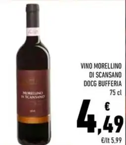 Conad Vino morellino di scansano docg bufferia offerta