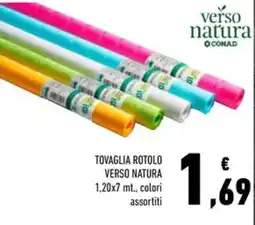 Conad Tovaglia rotolo verso natura CONAD offerta