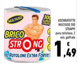 Conad Asciugatutto multiuso 300 strappi offerta