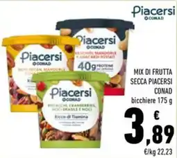 Conad Mix di frutta secca PIACERSI CONAD offerta