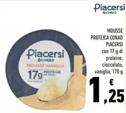 Conad Mousse proteica CONAD PIACERSI offerta