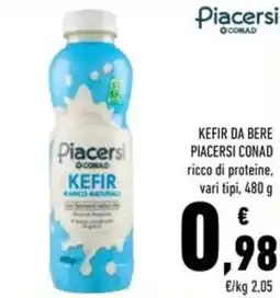 Conad Kefir da bere PIACERSI CONAD offerta