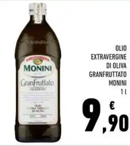 Conad Olio extravergine di oliva granfruttato MONINI offerta