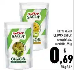 Conad Olive verdi olipack SACLA offerta