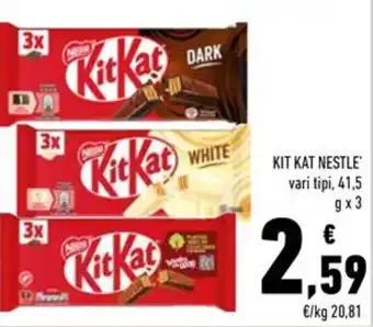 Conad Kit kat NESTLE' offerta