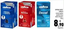 Conad Capsule caffe' LAVAZZA offerta