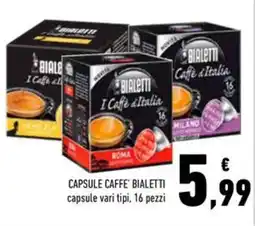 Conad Capsule caffe' BIALETTI offerta