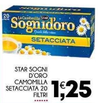 Enne Market Star Sogni D'Oro Camomilla Setacciata 20 Filtri offerta