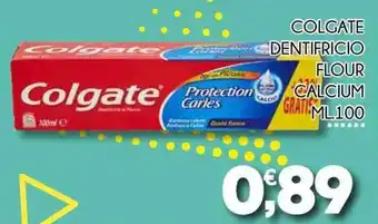 Enne Market Colgate Dentifricio Flour Calcium 100 ml offerta